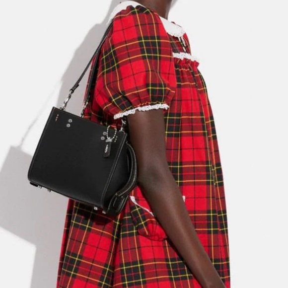 Coach Black Leather Handbag - Picture 4 of 10